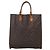 LOUIS VUITTON Borsa Sac Plat Monogram M51140 Auth LV 138697 Monogramma - vista 2