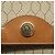 Borsa a spalla in tela a nido d'ape Christian Dior PVC beige e oro Auth BA4743 D'oro - vista 14