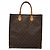 LOUIS VUITTON Borsa Sac Plat Monogram M51140 LV Auth 137711 Monogramma - vista 13