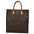 LOUIS VUITTON Borsa Sac Plat Monogram M51140 LV Auth 137711 Monogramma - vista 2