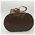 Céline Borsa a Spalla in Tela Macadam CELINE in Pelle PVC Marrone Oro Auth 136070 D'oro - vista 9