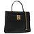 Céline CELINE Hand Bag Leather Black Gold Auth 139446 Golden