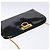 Borsa a Spalla Gancini con Catena Salvatore Ferragamo Smalto Nero Oro Auth 139352 - vista 6
