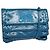 Autre Marque Borsa a Spalla in Pelle Blu INTRECCIATO di BOTTEGA VENETA Auth bs28779
