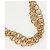 Tote PRADA Kettentasche Satin Gold Auth 129815 Golden - Ansicht 9