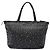 Borsa Tote Gancini in pelle nera e argento di Salvatore Ferragamo Auth bs28720 Nero - vista 3