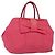 PRADA Borsa a mano in nylon rosa oro Auth 139304 D'oro