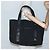 Bulgari Borsa Tote BVLGARI Logo Mania in tela nera e argento autentica bs28748 - vista 20