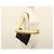Borsa a spalla in pelle nera con borchie e catena Christian Louboutin Auth 137606 Nero Argento - vista 21