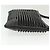 Borsa a spalla in pelle nera con borchie e catena Christian Louboutin Auth 137606 Nero Argento - vista 4