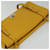 Borsa a Spalla PRADA Gialla Argento Auth 138192 Giallo  - vista 6