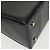 Borsa a mano in pelle Gancini Salvatore Ferragamo 2 in 1 Nero Oro Auth 136400 - vista 12