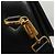 Borsa a mano in pelle Gancini Salvatore Ferragamo 2 in 1 Nero Oro Auth 136400 - vista 16