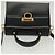 Borsa a mano in pelle Gancini Salvatore Ferragamo 2 in 1 Nero Oro Auth 136400 - vista 6