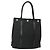 Borsa Tote Prada in Nylon Nero Argento Auth 139452