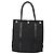 Borsa Tote Prada in Nylon Nero Argento Auth 139452 - vista 13