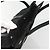 Borsa Tote Prada in Nylon Nero Argento Auth 139452 - vista 6