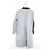 Maison Ullens Gray leather trench coat - view 3