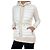 Moncler-Jacke, Daunenjacke, Strickjacke. Weiß