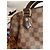 Borsa Louis Vuitton Speedy Damier Ebene Marrone - vista 10