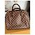 Borsa Louis Vuitton Speedy Damier Ebene Marrone - vista 2