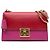 Gucci Pink Medium Bicolor Leder Padlock Schultertasche