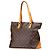 Louis Vuitton Braune Monogramm Cabas Mezzo - Ansicht 2
