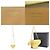 Borsa a spalla in pelle e viscosa beige Prada - vista 5