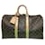 Louis Vuitton Keepall 45 Monogram Boston Bag Brown Cloth  ref.2447593