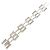 Bracciale Heavy Gate Link in Argento 925 Gucci Metallico - vista 2