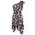 Vestido Mini de Un Hombro en Seda con Estampado Floral de Isabel Marant