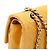 2.55 Borsa a spalla in pelle matelassé Chanel 25 con catena Giallo - vista 5