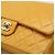 2.55 Borsa a spalla in pelle matelassé Chanel 25 con catena Giallo - vista 9