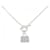 Hermès Hermes Amulette Kelly 925 Silver Necklace Silvery Metallic Metal