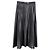 Hugo Boss Falda midi plisada perforada Boss en poliéster negro