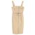Vestido Midi Alexander McQueen en Algodón Beige
