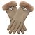 Lammfellhandschuhe mit Kelly Cadena Charm von Hermès Braun