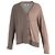 Maison Martin Margiela  Maison Margiela Color-Blocked Elbow Patch Cardigan in Brown Cotton Red
