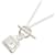 Hermès Hermes Amulette Kelly Silver 925 Necklace Silvery Metallic Metal