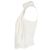 Top sin mangas de modal blanco con detalle drapeado Alexander McQueen - vista 2