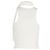 Top sin mangas de modal blanco con detalle drapeado Alexander McQueen - vista 3