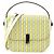 Borsa a tracolla in pelle Valextra Iside Marrone Crudo Giallo
