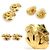 Orecchini a clip in metallo dorato Chanel Coco Mark D'oro - vista 4