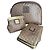 PIERRE BALMAIN small leather goods set Brown Dark brown