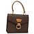 Céline Borsa a mano in tela Macadam CELINE in pelle PVC marrone oro Auth 138386 D'oro