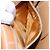 Céline Borsa a mano in tela Macadam CELINE in pelle PVC marrone oro Auth 138386 D'oro - vista 22