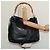 Borsa a mano in pelle GUCCI Bamboo 2way Nera Oro 001 2123 1577 Auth 135785 Nero D'oro - vista 22