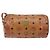 Borsa a Spalla MCM Logogram Vicetos in Pelle PVC Marrone Oro Auth th6240 D'oro - vista 13