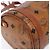 Borsa a Spalla MCM Logogram Vicetos in Pelle PVC Marrone Oro Auth th6240 D'oro - vista 16