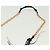 PRADA Borsa a Spalla con Catena Pelle Nera Oro Auth 129605 Nero D'oro - vista 8
